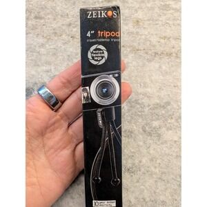 New In‎ Box Zeikos 4" Travel/Tabletop Tripod